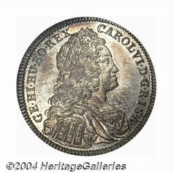 Charles VI 1/2 Taler 1733 Hall, KM690.2,