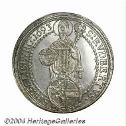 Salzburg. Johann Ernst Taler 1693, KM254,