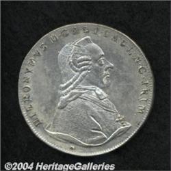 Salzburg. Hieronymous Taler 1792-M, KM465, AU,