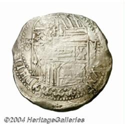 Felipe II Cob 8 Reales Assayer A, Cayon 1519,
