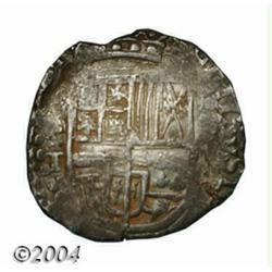 Felipe IV Cob 8 Reales 1629-T Potosi, KM19.1,