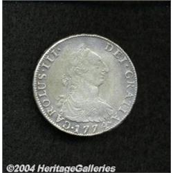 Carlos III 4 Reales 1774-JR, KM54, AXF, very