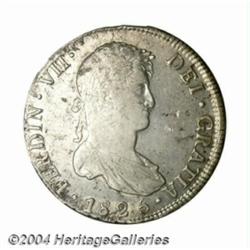 Ferdinand VII 8 Reales 1825-J, KM84, VF+ with