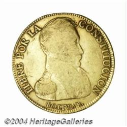 Republic. Gold 8 Scudos 1831-JL, KM99, F-VF