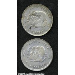 Republic. 1/2 Melgarejo 1865, KM145.1 long