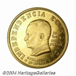 Republic. Gold 35 Gramos 1952, KM-M4, Fr-40,