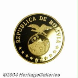 Republic. Gold Piefort 4000 Bolivianos 1979,