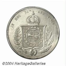 Empire - Pedro II. 2000 Reis 1867, KM466, very