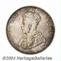 George V 50 Cents 1919, KM18, AU, nicely
