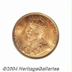 George V Large Cent 1912, KM21, MS66 RB PCGS,