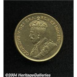 George V gold 10 Dollars 1913, KM27, AU