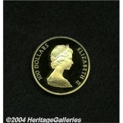 Elizabeth II gold 100 Dollars 1982, KM137,
