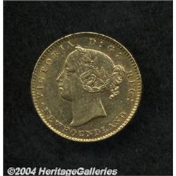 Newfoundland. Victoria gold 2 Dollars 1885,