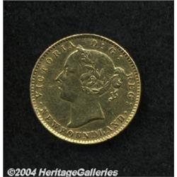 Newfoundland. Victoria gold 2 Dollars 1888,