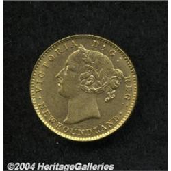 Newfoundland. Victoria gold 2 Dollars 1888,