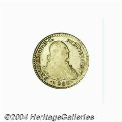 Ferdinand VII gold Escudo 1808-FJ, KM61, bust