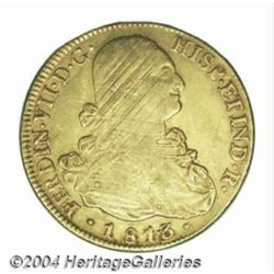 Ferdinand VII gold 8 Escudos 1813-FJ, KM78,