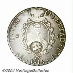 Republic. Serena 8 Reales (1833), KM109.2, SER