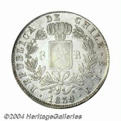 Republic. 8 Reales 1839-IJ, KM96.1, XF,