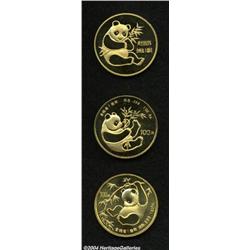 Peoples Republic. Gold Panda Threesome, Y43