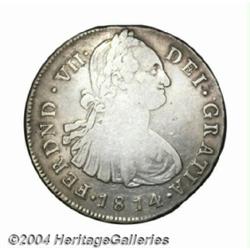 Ferdinand VII 8 Reales 1814P-JF, KM71, nice