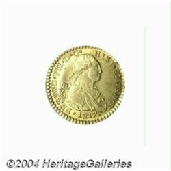 Ferdinand VII gold Escudo 1817NR-JF, KM64.1,
