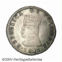 Republic. 8 Reales 1821-JF, KM6, type without