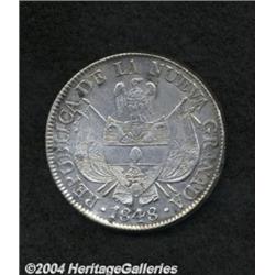 Nueva Granada. 10 Reales 1848, KM107, XF+,