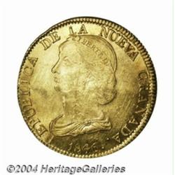 Nueva Granada. Gold 16 Pesos 1846-UM Popayan,