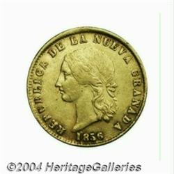 Nueva Granada. Gold 10 Pesos 1856 Popayan,