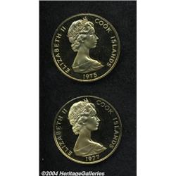 Elizabeth II gold 100 Dollars - Two Pieces,