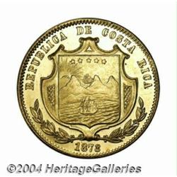 Republic. Gold 20 Pesos 1873, KM119, FR-17,