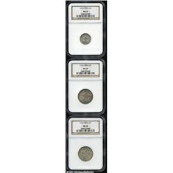 Republic. 10 Centavos 1920, KM-A12, MS62 NGC,