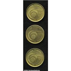 Republic. Gold 100 Pesos 1979 - Three Pieces,