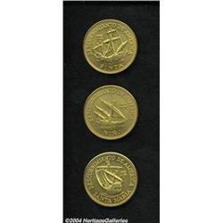 Republic. Gold 100 Pesos Three Coin Set 1981,