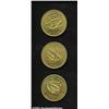 Image 1 : Republic. Gold 100 Pesos Three Coin Set 1981,