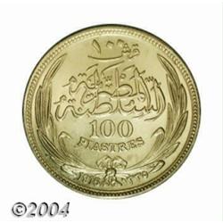 British Protectorate. Gold 100 Piastres 1916,