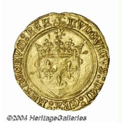 Louis XII gold Ecu D'Or Au Soleil (1498-1515),