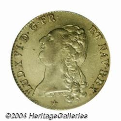 Louis XVI gold 2 Louis D'Or 1786-W, KM592.15,