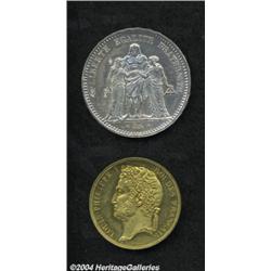 Second Republic 5 Francs 1848A, KM756.1,