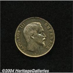 Napoleon III gold 50 Francs 1857-A, KM785.1,
