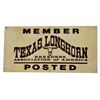 Texas Longhorn Breeders Association Sign