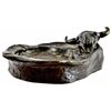 Archie Castleberry Bronze Buffalo Skull Ash Tray