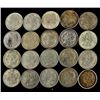 20 Antique Morgan Silver Dollars Dated 1921