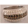 18kt White Gold 2.00CT Black & White Diamond Band