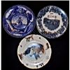 3 Vintage Western China Plates