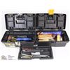 Image 1 : LOT OF 2 MINI STANLEY TOOL BOXES WITH CONTENTS