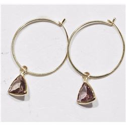 #62-14K YELLOW GOLD RARE COLOR CHANGING GARNET