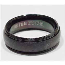 #69-TUNGSTEN CARBIDE MEN'S RING
