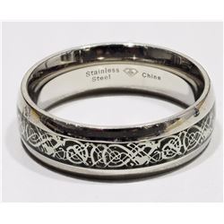 #71-STAINLESS STEEL MEN'S RING